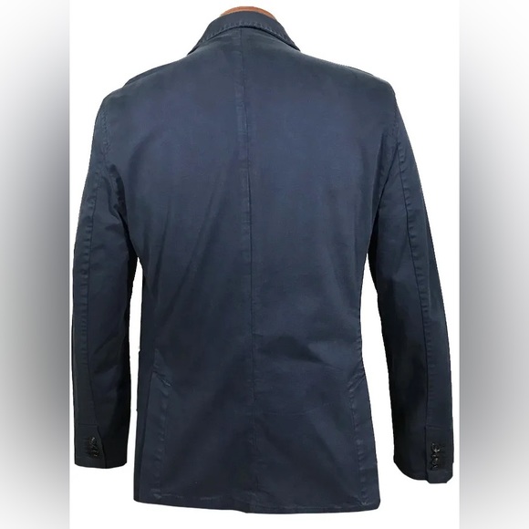 Men's MICHAEL KORS Navy Blue Cotton + Jacket Blazer Tagged 38R NWT NEW WOW! - Picture 5 of 16